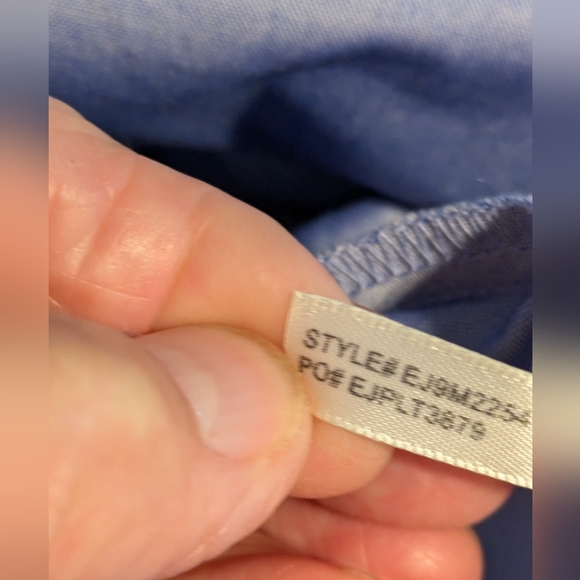 Eliza J Button. Up Soft Denim Midi Dress Women's Butterfly Sleeve - Picture 9 of 13